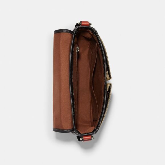 NWT Coach Outlet Sprint Map Bag 25 In Signature Jacquard - Picture 3 of 5